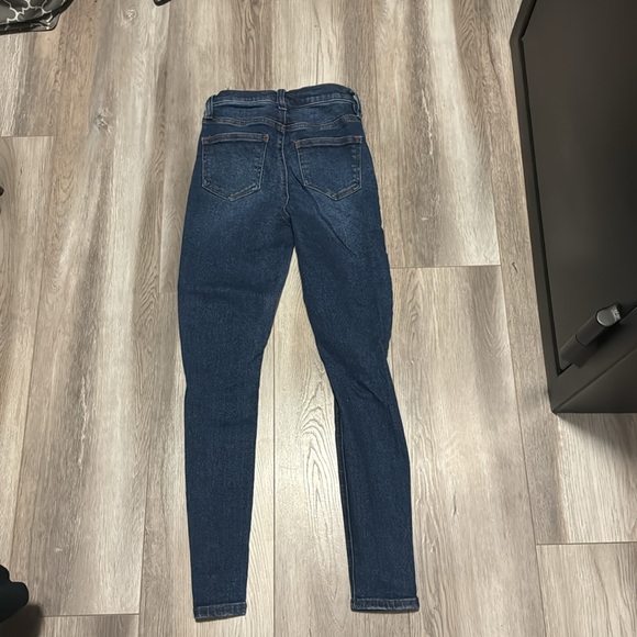 High Rise Ripped Blue Jeans - Picture 2 of 2